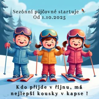 Když při sychravém počasí nebudete vědět, co dělat, zastavte se u nás a vyberte si z naší nabídky lyžařských i...